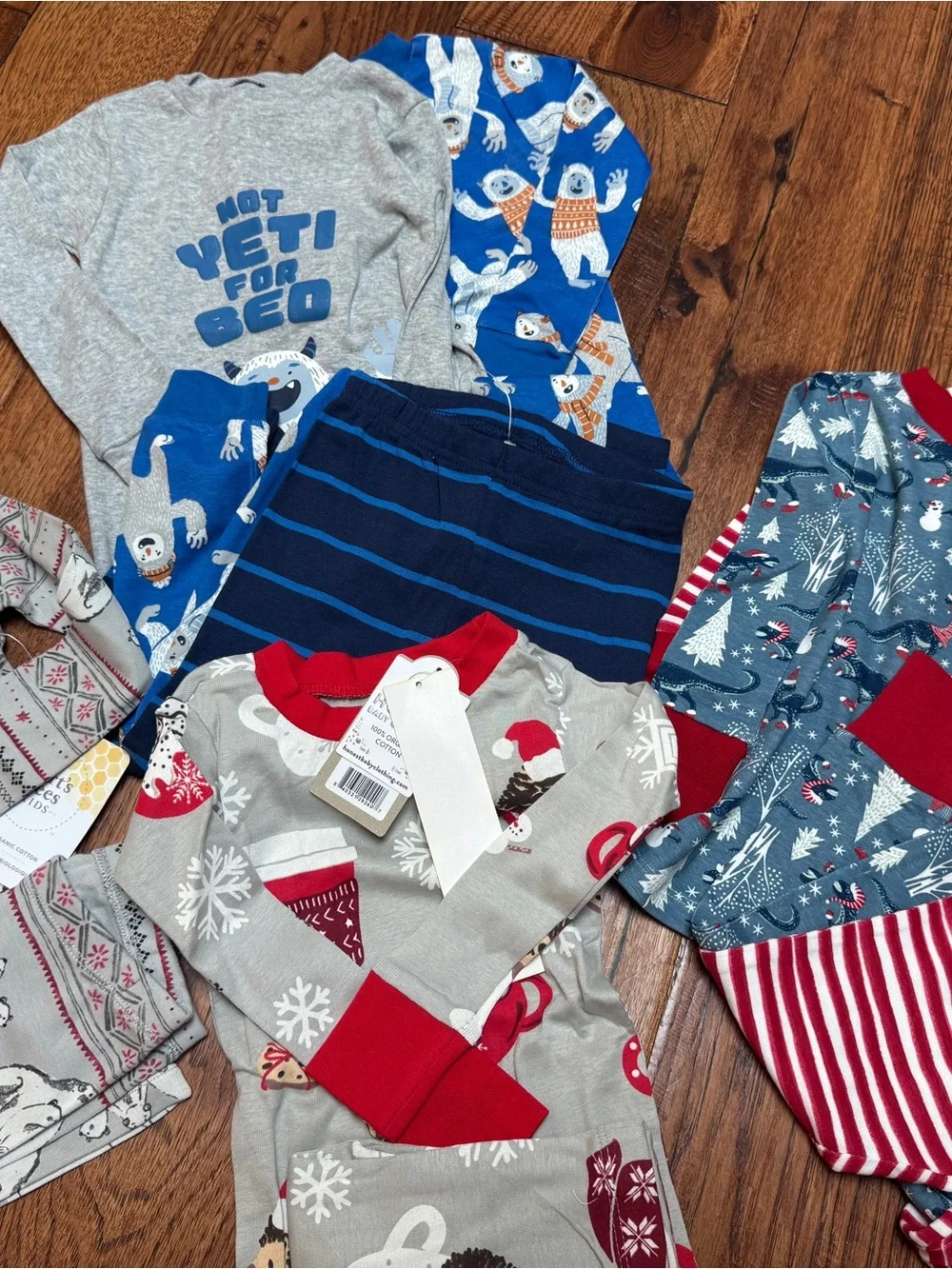 Carter's Kids Pajama Set - Blue, Gray, Red